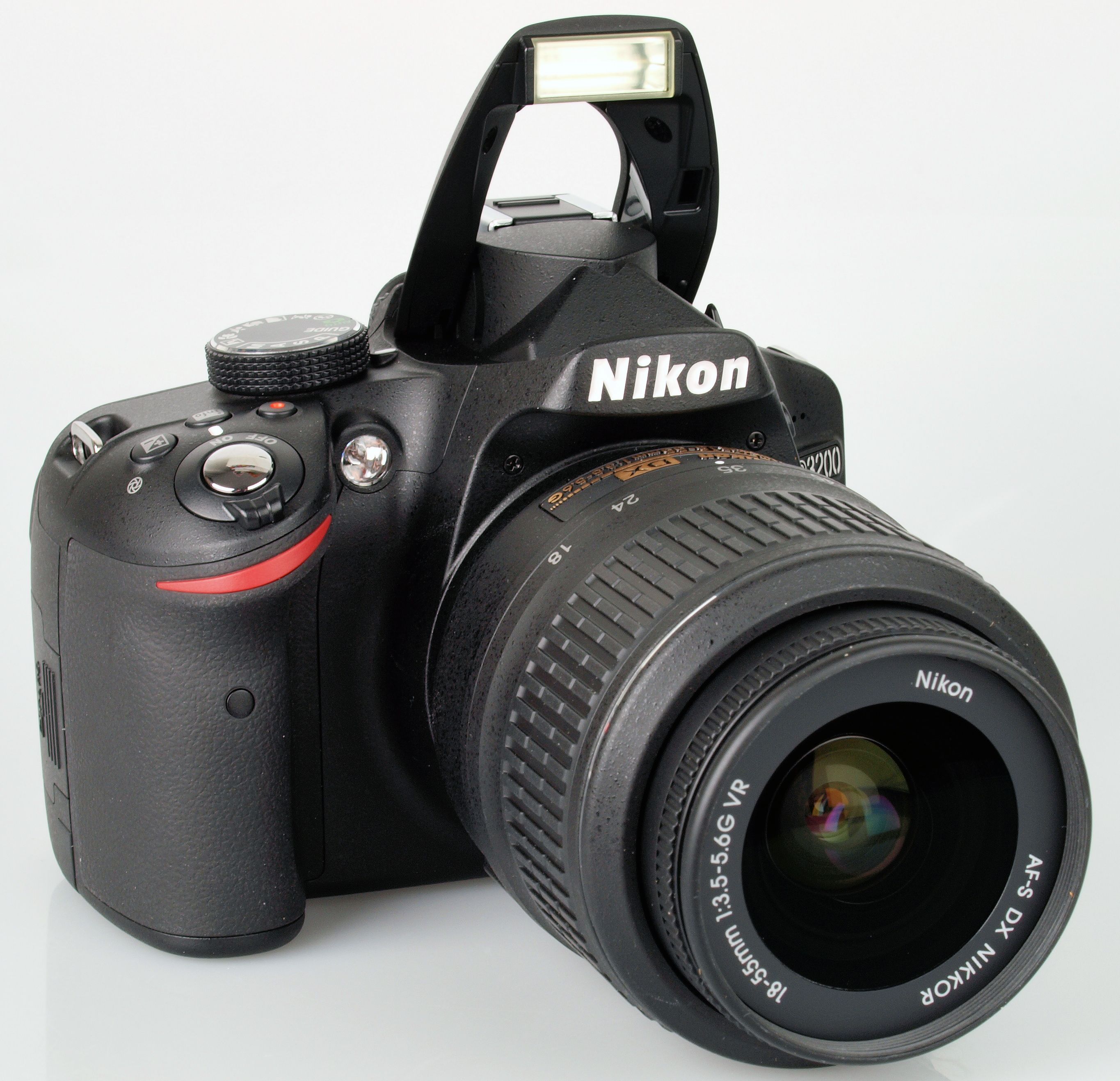  Nikon D3200 24.2 MP CMOS Digital SLR with 18-55mm VR and  55-200mm Non-VR DX Zoom Lenses : Camera Digital : Electronics
