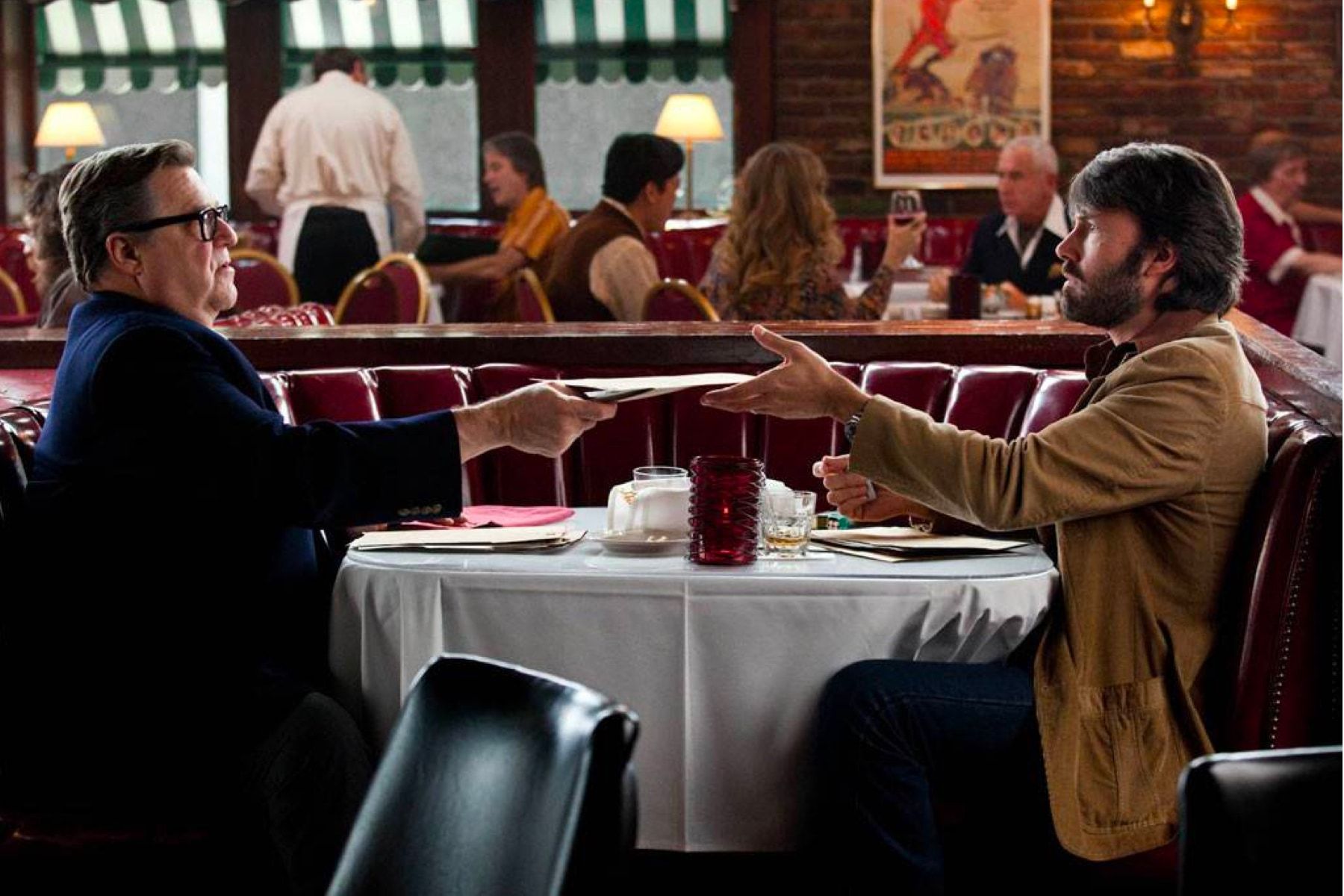 Image result for film stills 2 people in a restaurant