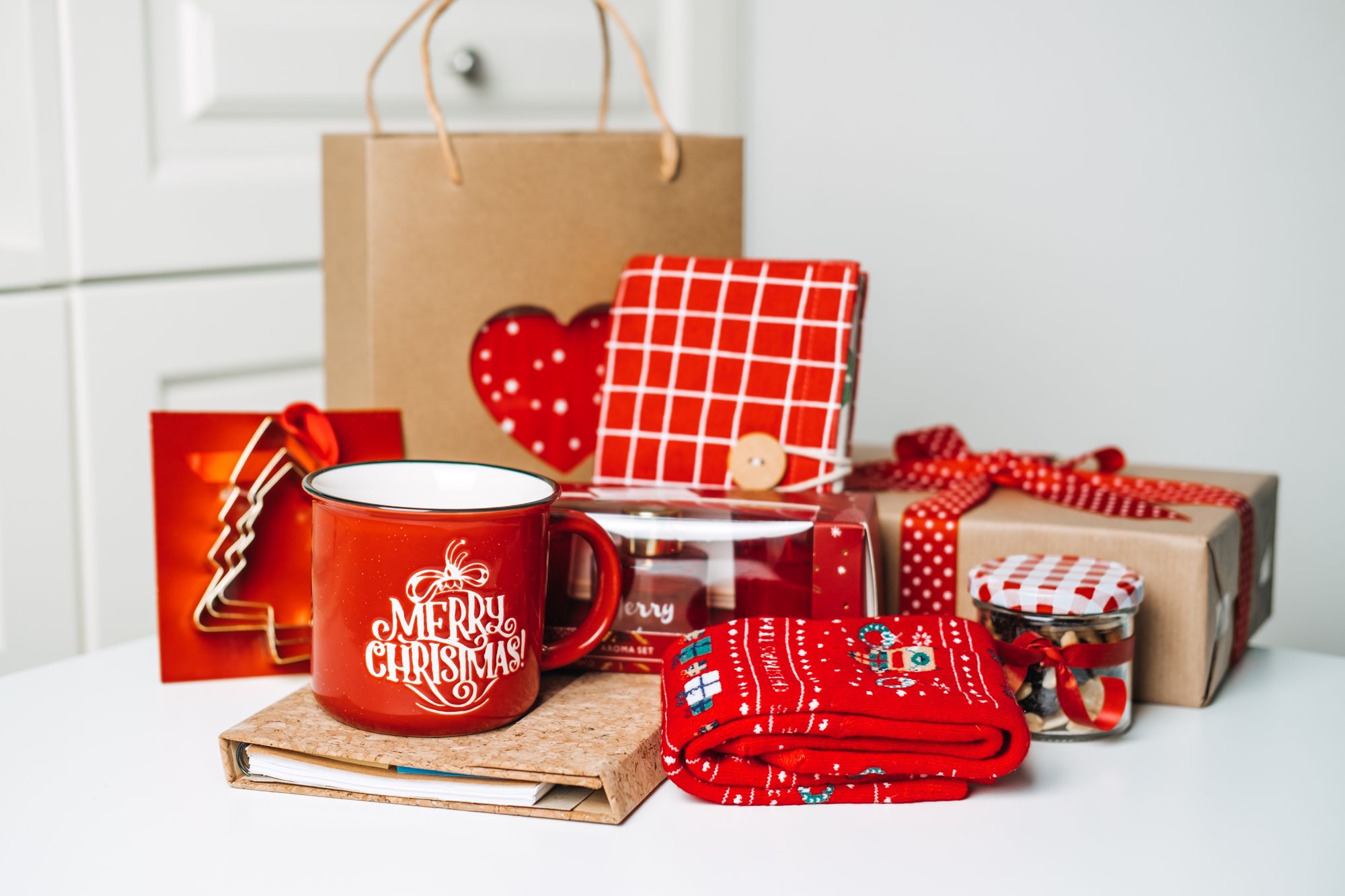 Premium AI Image | Unforgettable Christmas Reds A Background for Precious  Moments