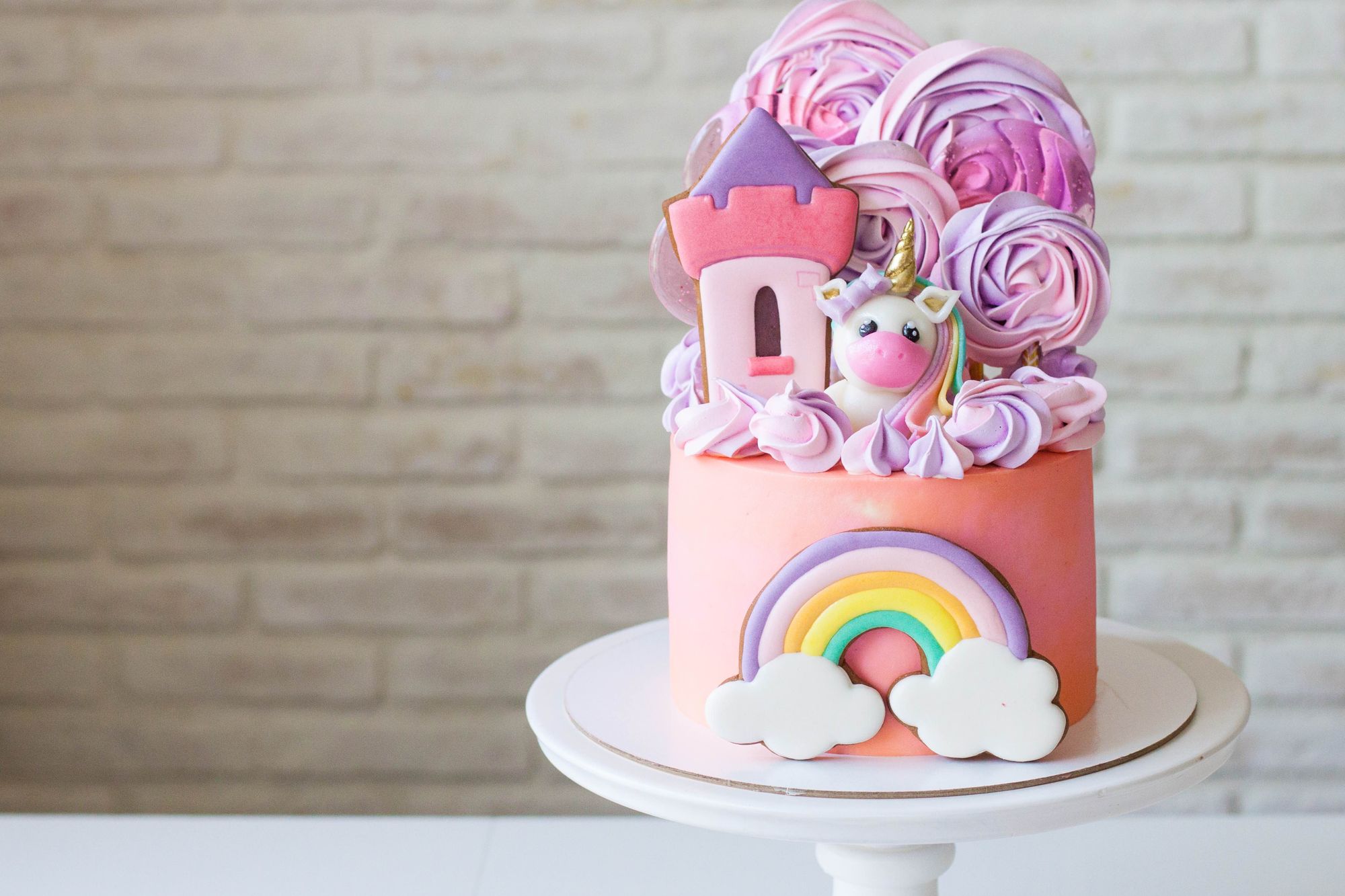 Magical Unicorn Cake Topper — Shimmer & Confetti