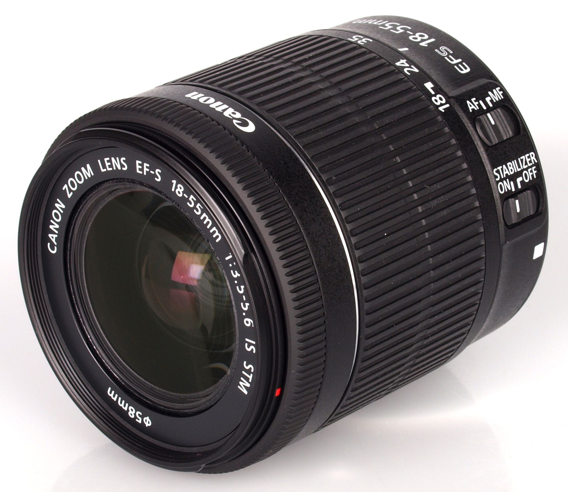 本命ギフト Canon STM EF-S18-55mm 4-5.6 - IS 18-55mm STM {58} カメラ