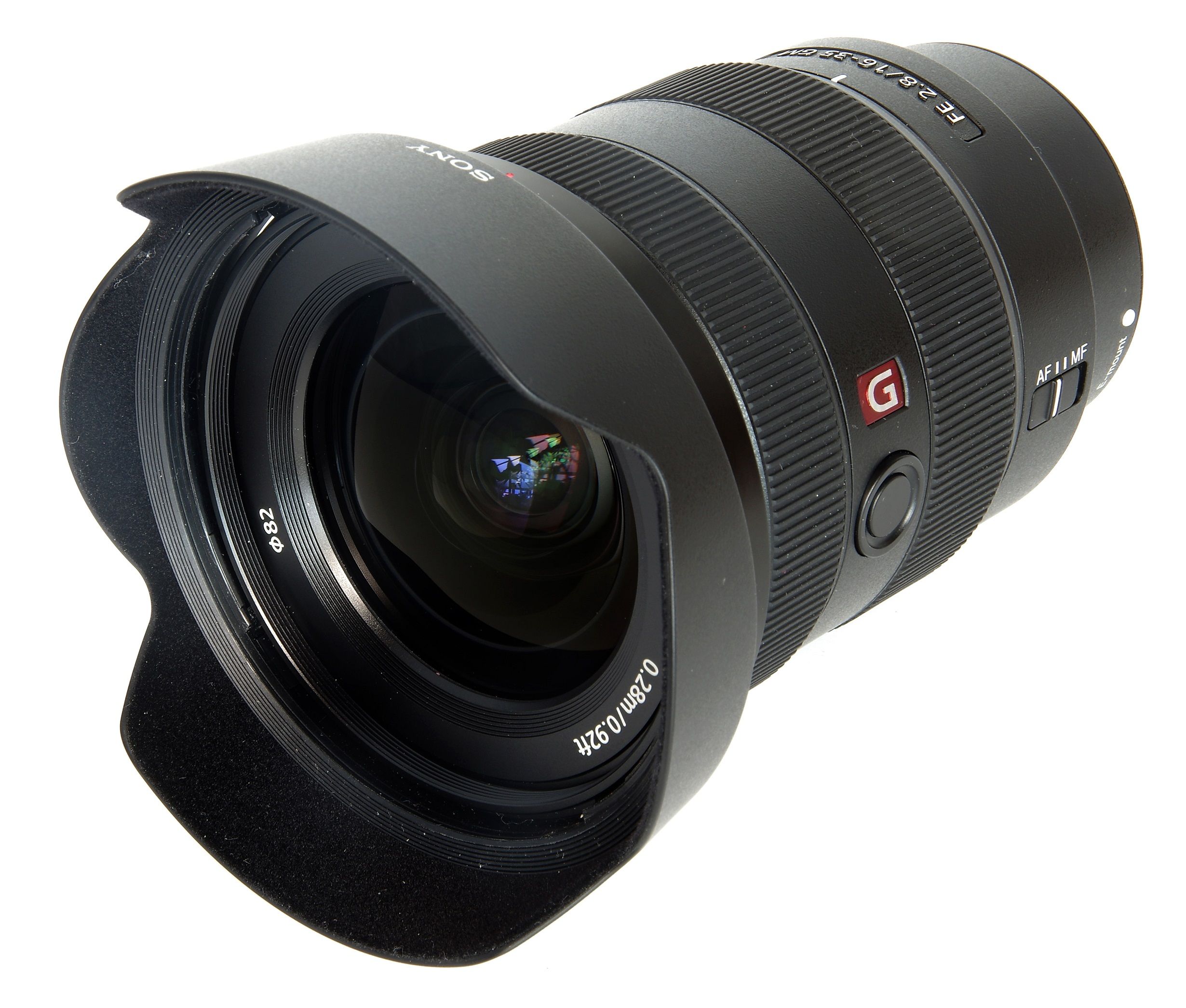 Highres Sony 16 35mm F28 Gm With Hood Front Oblique View 1505460661