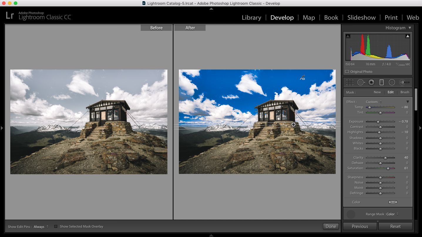 Highres Lightroom Classic CC   Color Range Mask Before and After 1507796431