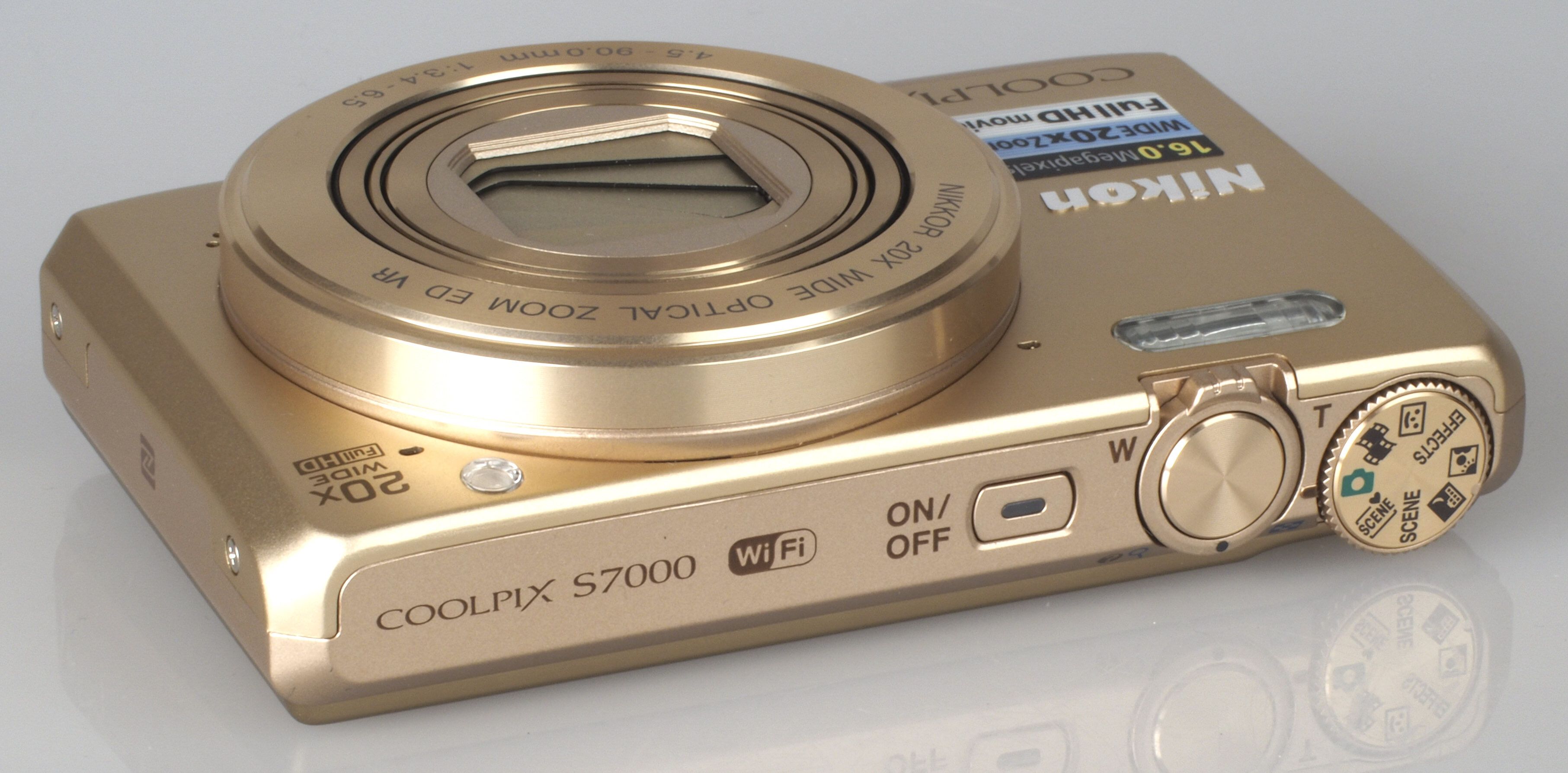 おしゃれ】 Wi-Fi・光学20倍 NIKON S7000 COOLPIX デジタルカメラ ...
