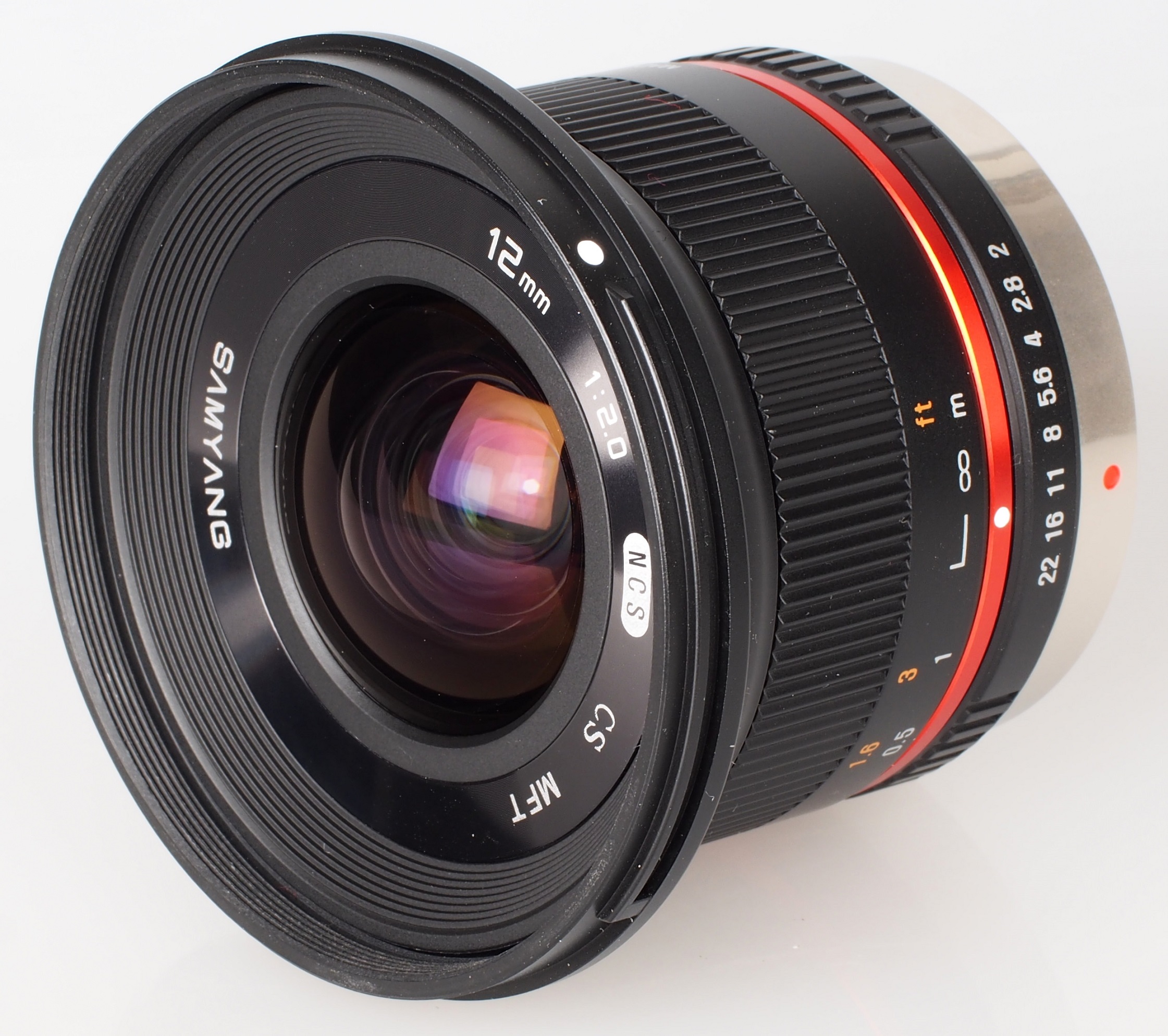 1年保証』 サムヤン 12mm F2.0 NCS Focus CS フジフイルムX ブラック Fuji カメラ