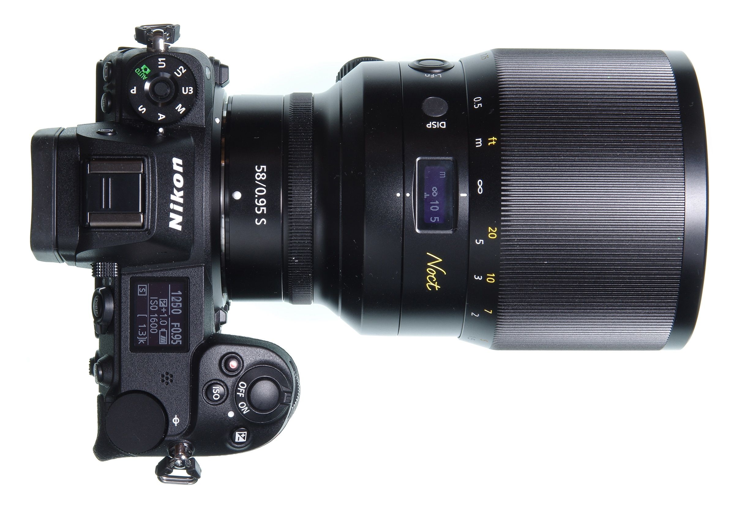 Highres Nikkor Z 58mm F095 S on Nikon Z7 Top View 1575555256