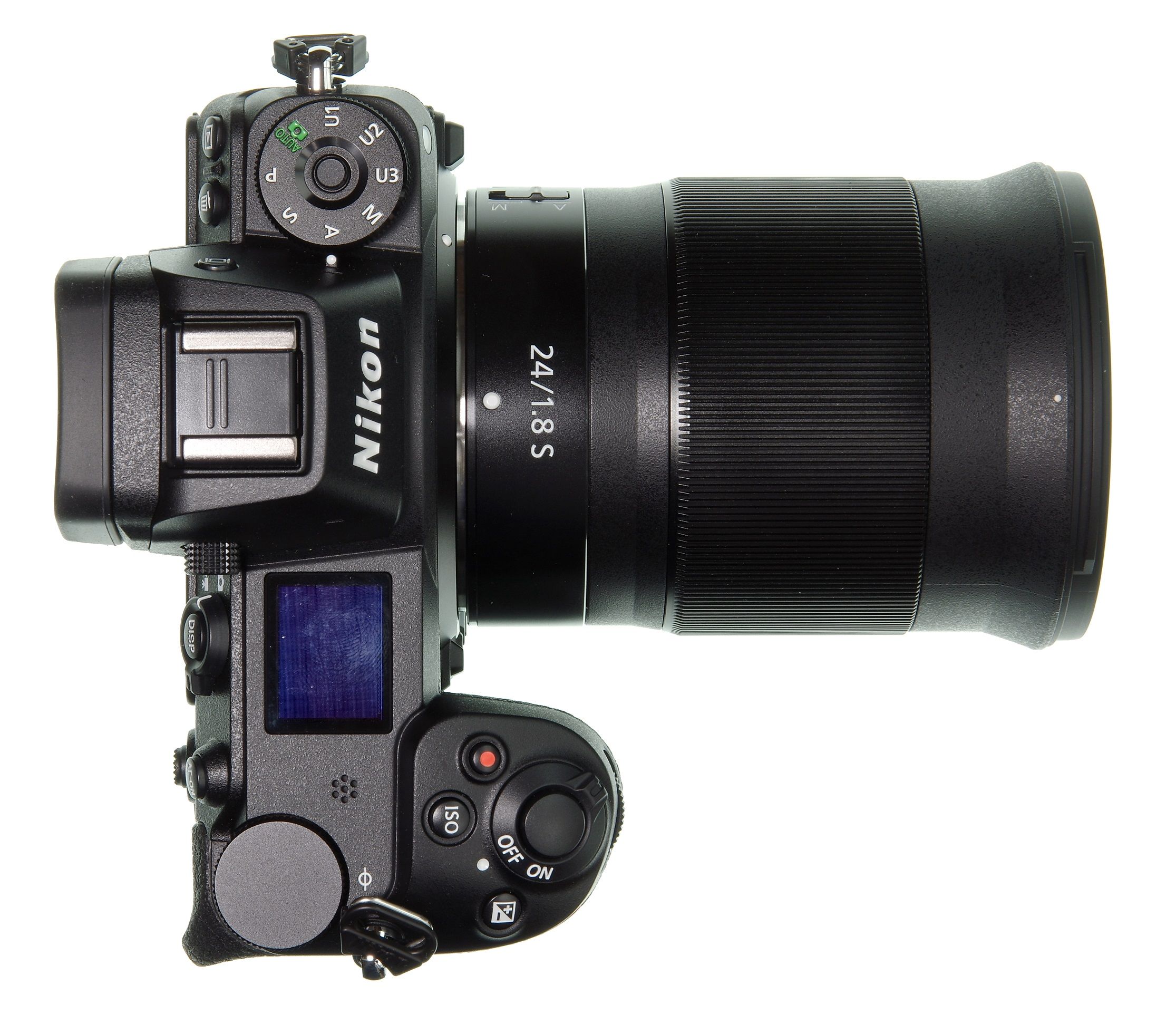 Highres Nikkor Z 24mm F18 S on Nikon Z7 Top View 1572608024
