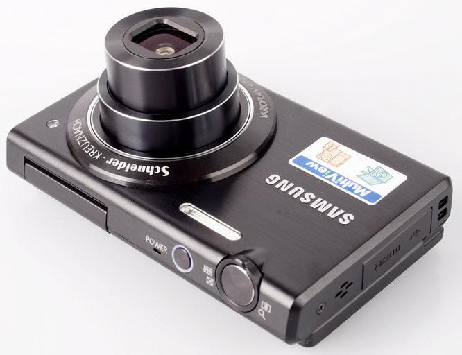 Samsung MultiView MV800 Digital Compact Camera Review: Samsung MultiView MV800 Top