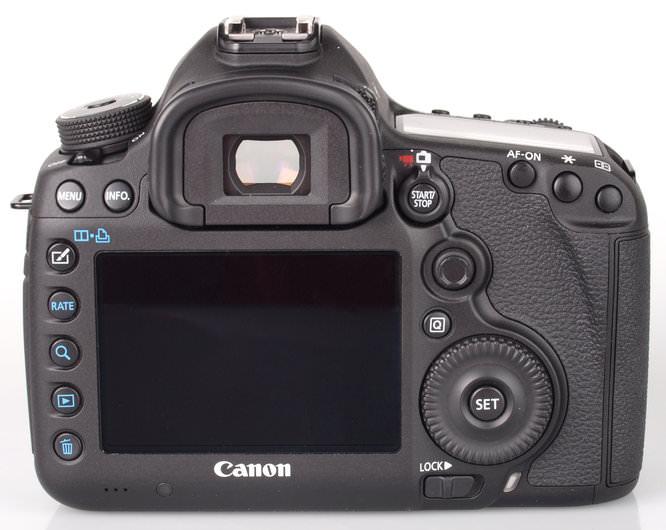 Canon EOS 5D Mark III Digital SLR Review: Canon Eos 5d MarkIII-rear Direct