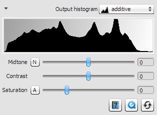 Plustek OpticFilm 120 Film Scanner Review: Negative Fair Histogram