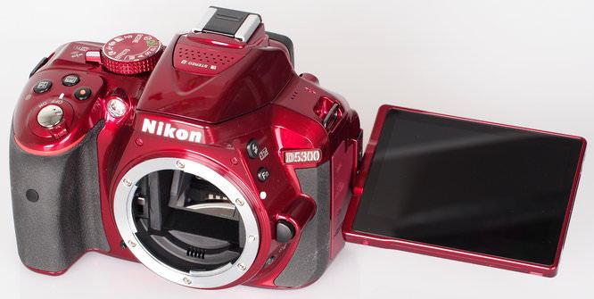 Nikon D5300 Digital SLR Review: Nikon D5300 Red (10)