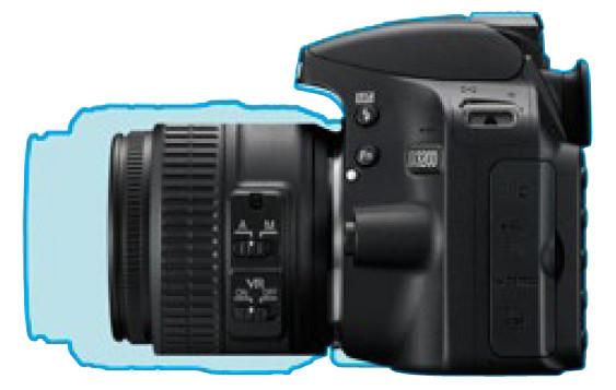 Nikon D3300 DSLR Review: Nikon D3300 vs D3200 Size Comparison