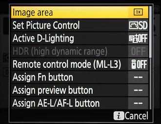 Nikon D7200 Review: Nikon D7200 I Menu