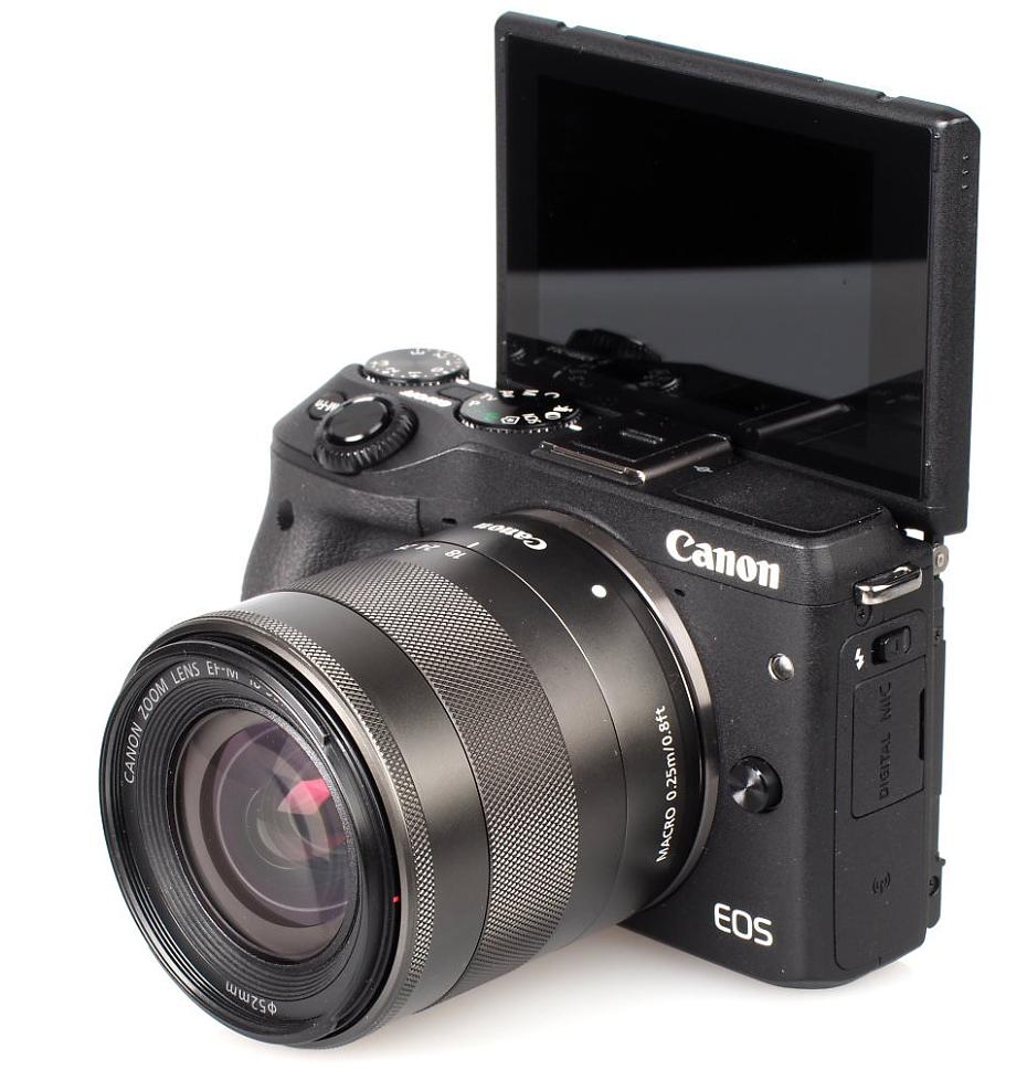 Canon EOS M3 CSC Review: Canon EOS M3 Black (7)