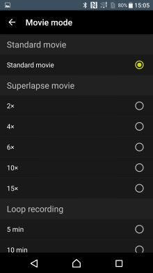 Nikon KeyMission 360 4K Review: Nikon Snapbridge 360 170 App Movie Mode Settings