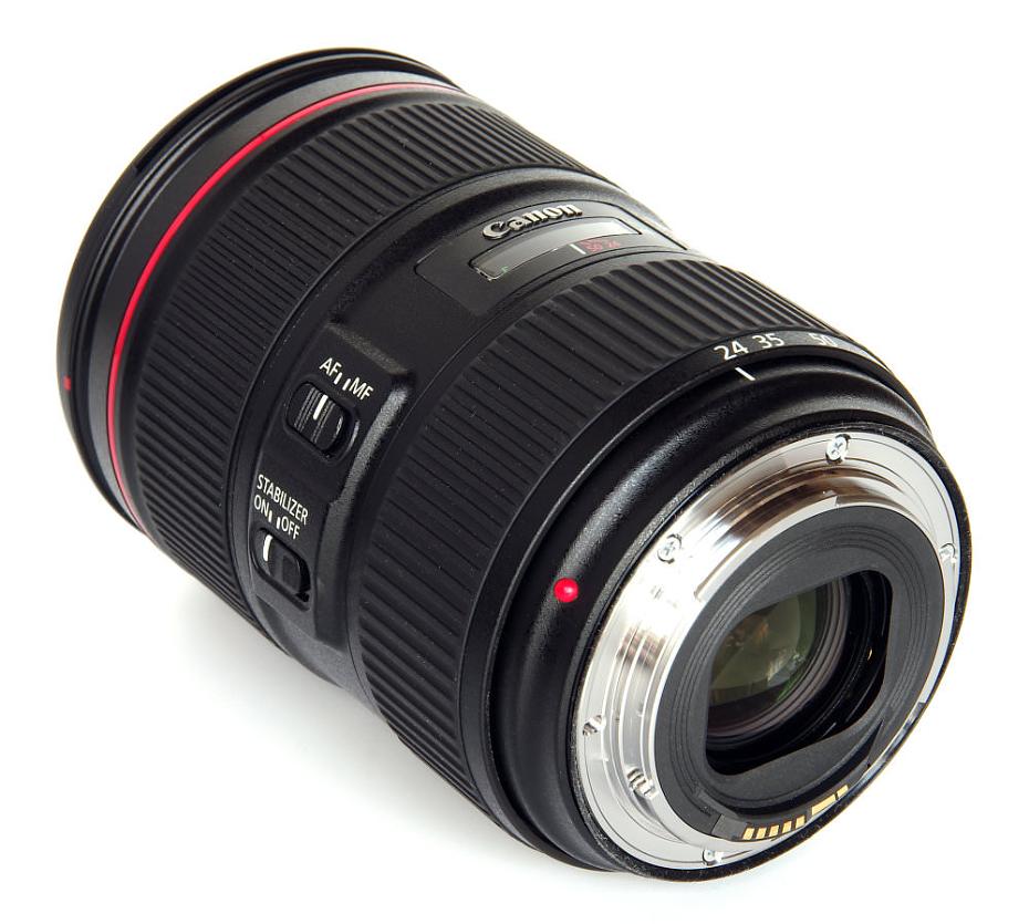 Canon EF 24-105mm f/4 IS II USM Lens Review : Canon Ef 24 105mm F4l Is Ii Usm Rear Oblique View
