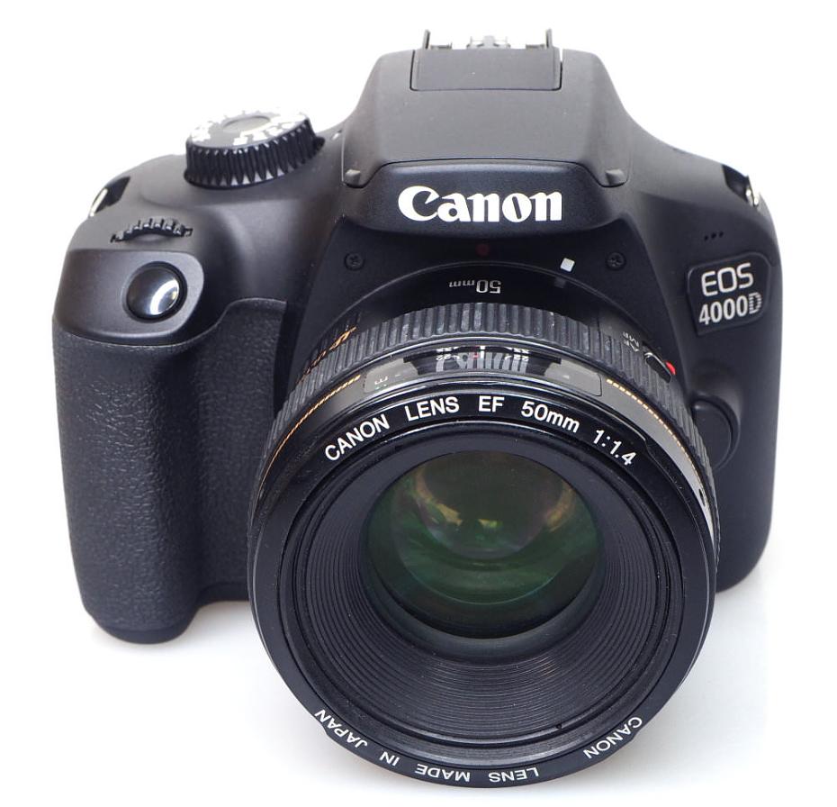 Canon EOS 4000D Review - Verdict: Canon EOS 4000D White BG (6)