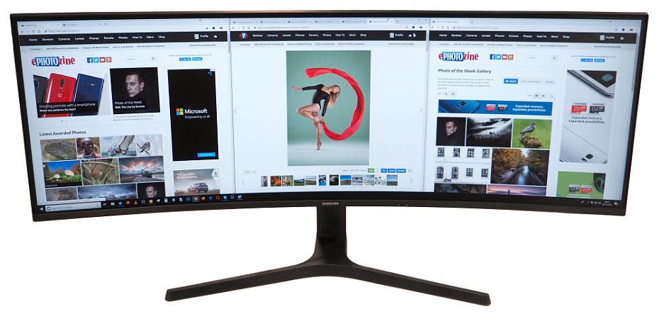 Samsung CJ89 43.3inch Curved LED Monitor Review: Samsung CJ890 Product Shots 2 With White Background