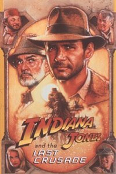 Indiana Jones and the Last Crusade movie cover