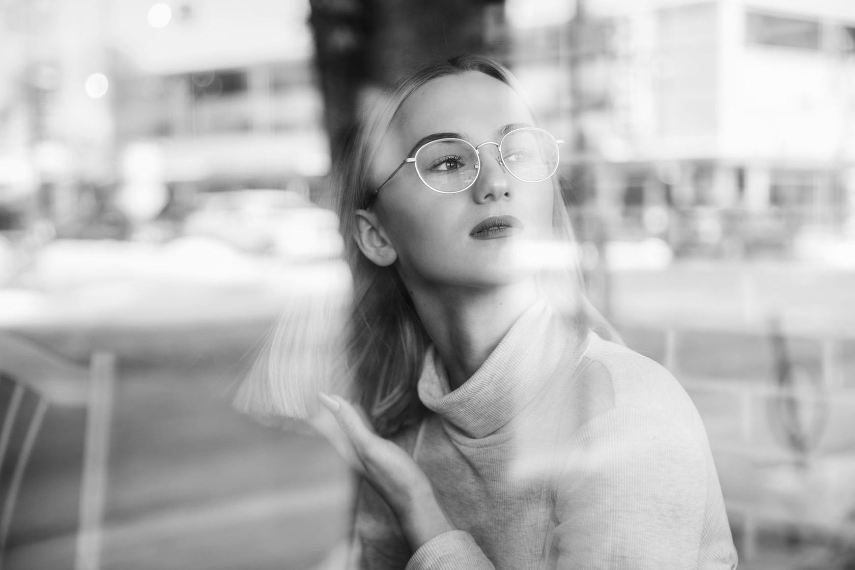 Shooting through a glass window