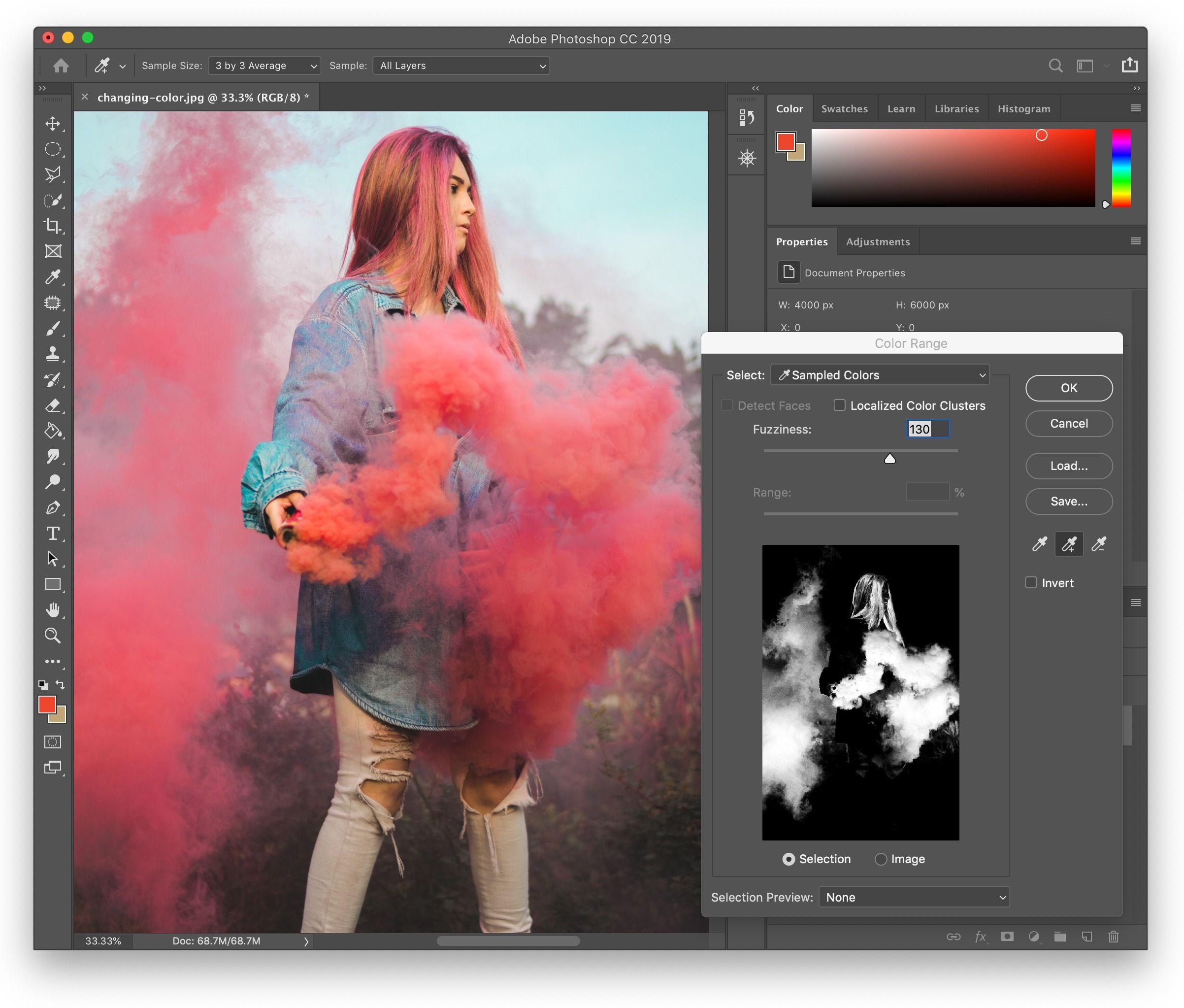 How To Change A Color In Photoshop Using Color Range Giggster Guide