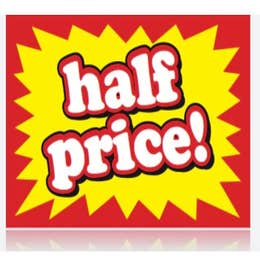 Half price over night staying. 