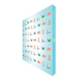 Custom Backdrops on Modular Wall