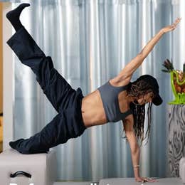 Instructor-led Pilates session 