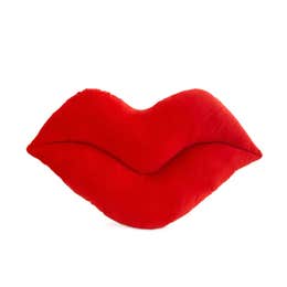 Lip Shape Pillow - Red