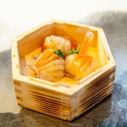 Lobster Dumpling w/ butter sauce