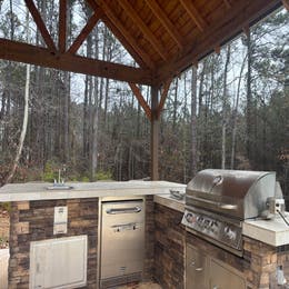 Outdoor Kitchen & Grill Area