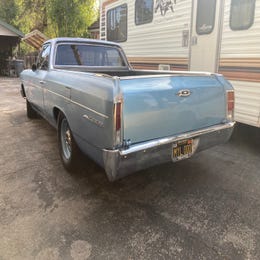 Blue 66 El Camino