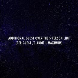 Additional Guest Over the 5-Person Limit