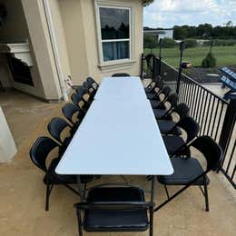 4 tables and 16 chairs