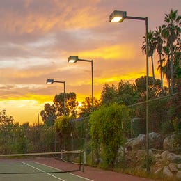 lights for tennis court. Per day fee.
