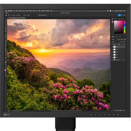 EIZO ColorEdge 27'' Monitor with Monitor Rolling Stand