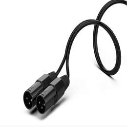 2 XLR to XLR Microphone Cables 15 Feet