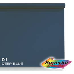 Seamless Backdrop Paper - Deep Blue