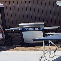 BBQ GRILL WITH PROPANE TANK