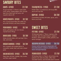 CANAPÉS—35PIECES $72/TRAY