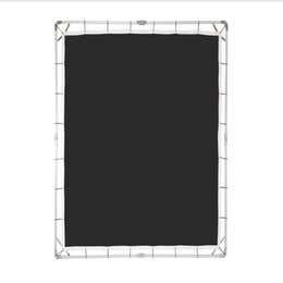 Portable Butterfly Scrim (Opaque Black Silk, 8×8')