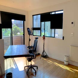 office with balcony (upstairs)