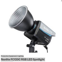 Nanlite FC120C RGB LED Spotlight