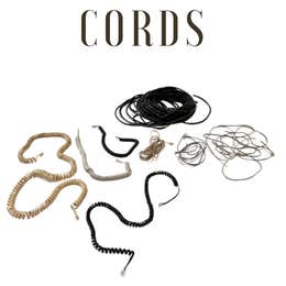 Assortment - telephone cords - Tubing