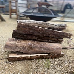Wood bundle for firepit