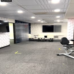 Conference table with chairs