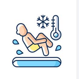 Breath work and ice bath