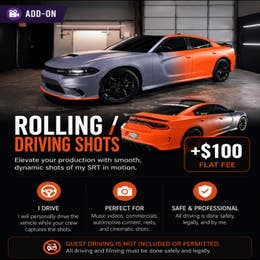 🚗 Rolling/driving shots