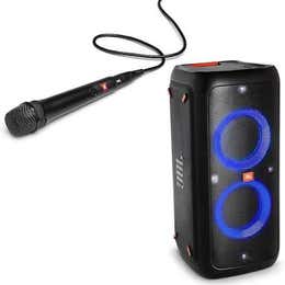 2 JBL PartyBox 310 & 2 Wireless Microphone