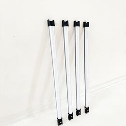 4 LED Tube Lights with Stands 
